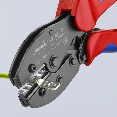 PreciForce Non Insulated Crimping Pliers For AWG 20 To 7 And 0.5 To 10 Mm2 Terminals Tubes And Lugs Four Position Crimp Durable Plastic Grips