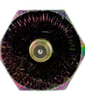 Top view of Shoulder Bolt Assembly for Cub Cadet RZT SLT GT LT Mowers OEM 638-04012A replacement with hexagonal shape.