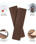 No Slip Stair Treads 8 By 30 Inches 15 Pack With Pre Applied Adhesive Indoor Stair Carpet Runners shown machine washable and comfortable