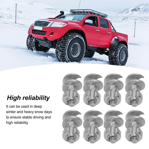 50 Pcs Tire Studs Tungsten Steel Snow Spikes For Off Road Vehicles With Motorcycle And Auto Applicability, Delivers Solid Traction In Snow And Ice