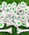 High Visibility 1.5 Inch Plastic Golf Tees For Irons And Hybrids, Short Tees For Par Threes And Driving Range, Durable 6 Prong Cup Design