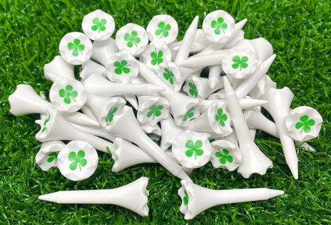 High Visibility 1.5 Inch Plastic Golf Tees For Irons And Hybrids, Short Tees For Par Threes And Driving Range, Durable 6 Prong Cup Design