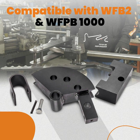 1-5/8 Inch Tubing Die Set For 120 Degree Bends, 5 Inch Radius Die Pair compatible with WFB2 and WFPB1000 benders