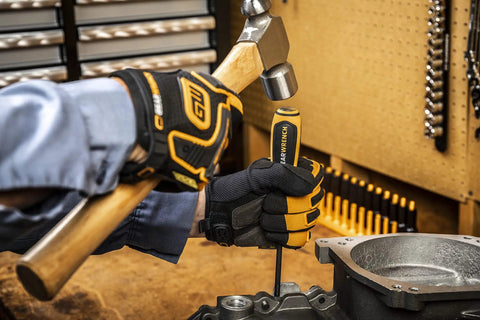 Using Bolt Biter 2 Piece Impact Extraction Screwdriver Set For Stubborn Bolts And Fasteners, 12 Degree Per Impact in workshop