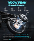 Shred All Day On This 2025 Romeo Pro II 4000W Dual Motor Electric Bike For Adults With 52V 70Ah Battery full view of powerful 1600W motor and fat tire.