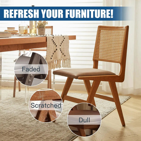 Dead On Wood And Leather Repair Balm Wipe Out Scratches On Couches Cars And Boots Revive Dry Dull Spots In Record Time With Deep Conditioning Power Seamless Multi Surface Furniture Rescue Tin 8 Oz for faded, scratched, and dull furniture.