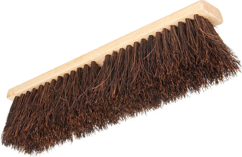 Kickass Heavy Duty Street Sweep With Sturdy Natural Palmyra Bristles 18 Inch Wide professional floor cleaner broom head