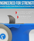 Steel blade of Ratcheting Duct And Cable Slitter Pro Grade With Unique Blade For Fiber Optic Ducts Up To 5 Millimeters Thick