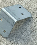 Heavy Duty 90 Degree Galvanized Angle Brackets Built From Workhorse 18 Gauge Steel With Knockout Rust Resistant Coating ready for framing.