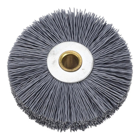 Beefy Deburring Brush For Key Cutting Machines Crimped Wire Wheel Scrub Nylon And Stainless Steel Replacement Carbon Steel Brush