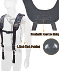 Tool Belt Suspenders For Men Nail Bag And Construction Tool Bag Harness Cross Shoulder Carpentry Suspenders with padding detail