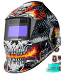 Colorful Auto Darkening Welding Helmet With True Color View, Four Arc Sensors, Lightning Fast Response, Solar Powered