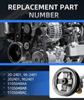 Power Steering Pump With Pulley Drops Right In For Dodge Caliber 2007 To 2009 1.8L And Caliber 2007 To 2012 2.0L 2.4L Jeep Compass