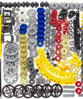 Gears And Differential Kit With 233 Technic Parts For STEM MOC EV3 Project Track Car Bulk Blocks Random Color Ideal For Hands On Learning