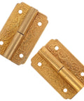 Brass Hinges For Wooden Boxes And Furniture Self Closing Cabinet Hardware Kit With Retro Style