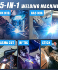 All In One Plasma Cutter And Multiprocess Welder 160A Workhorse For Home Shop 110 Volt And 220 Volt Compatible Gas MIG Stick