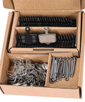 25 Pairs Copper Semi-Metallic Mountain Bike Disc Brake Pads For Hydraulic Brakes, Quiet, Wear-Resistant Pads With Installation Tools