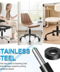 Heavy Duty Gas Lift Cylinder Replacement For Office And Gaming Chairs, Universal Fit Black Pneumatic Piston