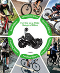 Rear Derailleur RD TY200 Six Seven Speed Direct Mount For Hybrid, Commuter, Mountain, Road And Trail Bikes Long Cage