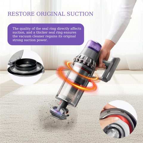 Beefed Up Large Dust Bin Replacement For V11 V15 SV14 SV15 SV22 Vacuum Cleaners with HEPA filter demonstration