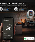 AirTag Wallet With RFID Blocking, Slim Bifold Money Clip, Full Grain Leather Front Pocket Wallet For Men, Minimalist AirTag Holder