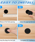 Super Tough 135 Pc Silicone Rubber Plug Kit With Eight Killer Sizes For DIY Repairs, Dust Proof Sealing And Fancy Garage Gasket Fixes That Keep Your Gear Clean And Looking Totally Fresh Any Time. black silicone plug installation steps on wood