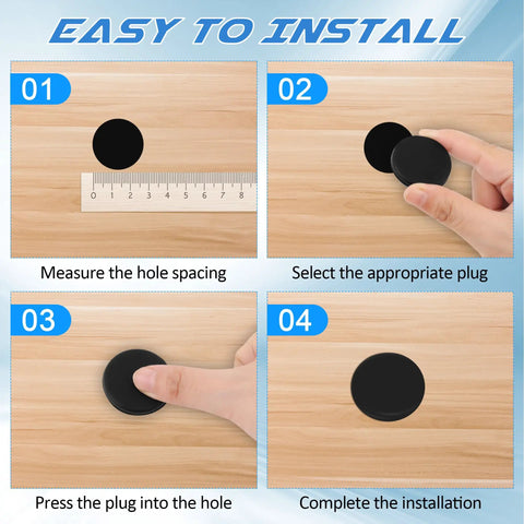 Super Tough 135 Pc Silicone Rubber Plug Kit With Eight Killer Sizes For DIY Repairs, Dust Proof Sealing And Fancy Garage Gasket Fixes That Keep Your Gear Clean And Looking Totally Fresh Any Time. black silicone plug installation steps on wood