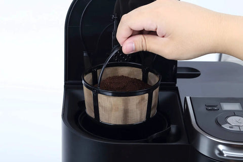Reusable Mesh Coffee Filter For K Duo Hot And Iced Gen 2 And Essentials And Brewers Not Compatible With K Duo Plus being installed