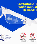 Anti Fog Safety Glasses Pack Of 2 Clear With Durable Polycarbonate Lenses For All Day High Impact Protection And UV Defense ANSI Z87