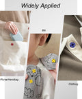 Dope Brass Snap Button Kit For Sewing 150 Sets With 450 Pieces 10mm 12mm 15mm Snaps In 5 Colors on bag, bib, clothing
