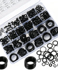 Premium 250 Piece O Ring Assortment Kit With 15 Sizes Nitrile Rubber Seals Set For Automotive, Plumbing And Hydraulics