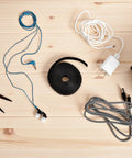 Beefy Black Scotch Extreme Fasteners 10 Ft By 1 In Heavy Duty Velcro Bond that grips up to 10 lbs on wooden table with tools