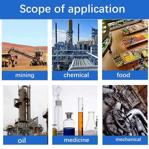 Images showing applications of Brass Copper Wire Mesh For Impurities And EMF Shielding in mining, chemical, food, oil, medicine, mechanical sectors.