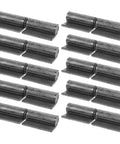 Bulk pack of Heavy Duty Weldable Steel Flag Hinge 3 Inch Lift Off For Trailers Doors And Gates Pro Grade Garage And Warehouse Use Noise Reduction High Strength Bulk Pack For Contractors And Shops