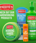 O'Keeffe's Healthy Feet Foot Cream with Concentrated Moisture Lock for Extremely Cracked Dry Feet in product display