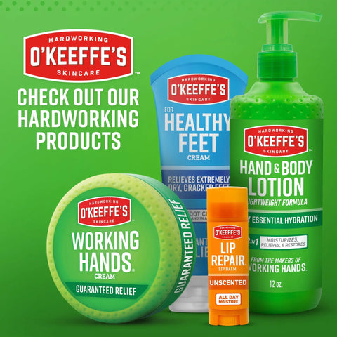 O'Keeffe's Healthy Feet Foot Cream with Concentrated Moisture Lock for Extremely Cracked Dry Feet in product display