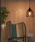 Battery-Powered Hangin Light With 6 Hour Timer For Outdoor Indoor Use Waterproof Pendant Chandelier Lantern in retro black finish