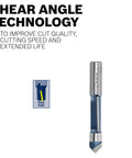 Carbide Tipped Traditional Raised Panel Router Bit Three And Three Eighths Inches By One Half Inch For Router Tables Gray With Micrograin Tips For Superior Wear And Smooth Cuts next to shear angle diagram
