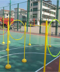 Drone Racing Obstacle Course Kit Weekend Ready For Indoor And Outdoor Fun Buildable Multi Stage Racecourse on court