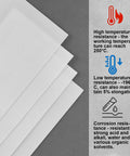 Two Pack PTFE Sheets 12 By 6 Inch One Sixteenth Inch Thick showing thermal and corrosion resistance features