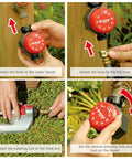 Step-by-step installation of Mechanical Hose Timer For Lawn And Garden, One Zone Sprinkler Controller with manual setup.