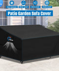 Heavy Duty 500D Oxford Waterproof Patio Loveseat Cover For 2 Seat Sofa 51W 27D 35H on outdoor deck