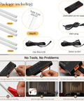 Package contents for 6-Lights LED Recessed Lighting Wall Panel Lights, including clips, wires, and power supply.
