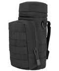 H2O Bottle Pouch With Padded Main Compartment And Front Pocket, Measures 10 Inches High By 4 Inches Diameter, Webbing For Attachments