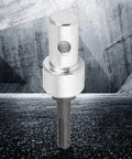 Heavy Duty Drill Bit Adapter For Electric Drills To Earth Augers Metal Round Shank Connector With Two Pit Two Slot