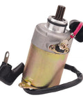 GY6 Engine Starter 12 Volt 9 Spline Shaft Compatible With 150cc 200cc 250cc 4 Stroke ATV Dirt Bikes Scooters Go Kart