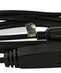 Heavy Duty Indoor and Outdoor Extension Cord 15 Feet, 16 Gauge 3 Wire, Three Outlets UL Listed Black Power Cable Coiled View