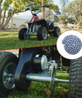 Heavy Duty T8F 8mm Drive Chain 74 Links For Razor Electric Dirt Quad 500 and 4 Wheelers 43cc 47cc 49cc 50cc 2 Stroke ATVs
