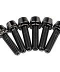 Badass Grade 5 Titanium Stem Bolts With Integrated Washers M5X18MM Black Hex Socket Hardware heavy-duty rust proof fasteners