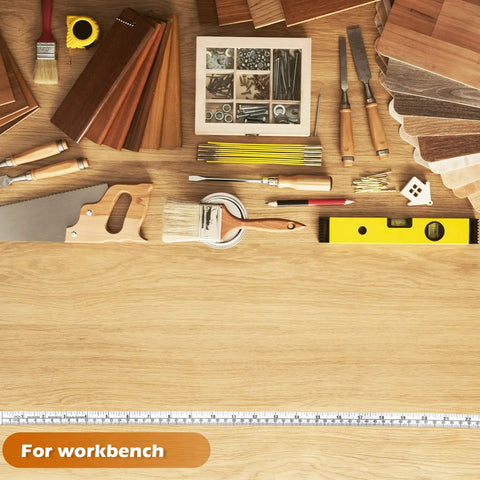5 Pieces Self Adhesive Measuring Tapes For Workbench Ruler With Adhesive Backed Double Scale Inches And Centimeters Stick Tape Measure For Woodworking Sawing Drafting Table 24 Inch